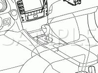 Air Bag and Seat Belt Components Diagram for 2008 Lexus IS350  3.5 V6 GAS