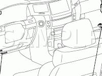 Lighting Components Diagram for 2008 Lexus LX570  5.7 V8 GAS