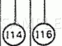 I/P Connectors (A-16 Thru I-17) Diagram for 1991 Lexus LS400  4.0 V8 GAS
