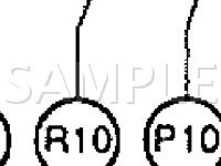 Passenger Compartment Connector Locations, L1 Through W5 Diagram for 2000 Lexus LX470  4.7 V8 GAS