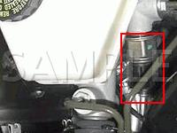 Engine Compartment, Left Rear Diagram for 2002 MERCEDES-BENZ C320  3.2 V6 GAS