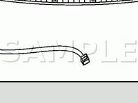 Engine Hood Diagram for 2002 MERCEDES-BENZ C320  3.2 V6 GAS