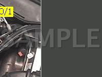 Right Component Compartment Diagram for 2001 MERCEDES-BENZ CLK430  4.3 V8 GAS