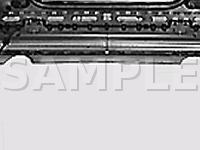 Rear Bumper Diagram for 2006 MERCEDES-BENZ CL500  5.0 V8 GAS