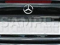 Trunk Diagram for 2002 MERCEDES-BENZ CL500  5.0 V8 GAS