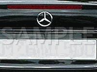 Interior, Left C Pillar Diagram for 2004 MERCEDES-BENZ CL500  5.0 V8 GAS