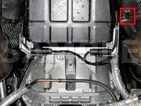 Engine Compartment Diagram for 2005 MERCEDES-BENZ CL500  5.0 V8 GAS