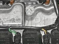 Engine Compartment, Right Rear Diagram for 2001 MERCEDES-BENZ CL55 AMG 5.5 V8 GAS