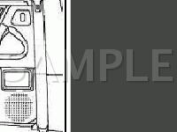 Below the Instrument Panel in the area of the Glove Box Diagram for 2004 MERCEDES-BENZ E320  3.2 V6 GAS