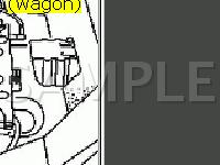 Below Left Rear Seat Diagram for 2004 MERCEDES-BENZ E55 AMG 5.5 V8 GAS