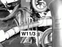 Engine Compartment Diagram for 2001 MERCEDES-BENZ S430  4.3 V8 GAS
