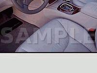 Interior, Front Footwell Diagram for 2001 MERCEDES-BENZ S600  5.8 V12 GAS
