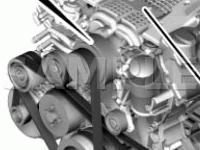 Engine Compartment Diagram for 2001 MERCEDES-BENZ S600  5.8 V12 GAS