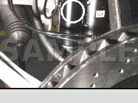 Front Wheelhouse Diagram for 2001 MERCEDES-BENZ S600  5.8 V12 GAS