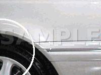Rear Wheelhouse Diagram for 2003 MERCEDES-BENZ S600  5.5 V12 GAS