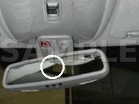 Interior Roof, Center Front Diagram for 2003 MERCEDES-BENZ S600  5.5 V12 GAS