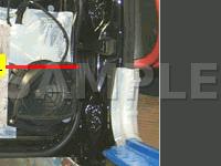 Left Door Diagram for 2001 MERCEDES-BENZ SLK320  3.2 V6 GAS