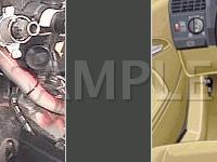 Interior, Behind Dashboard, Left of Steering Column Diagram for 2003 MERCEDES-BENZ SL500  5.0 V8 GAS