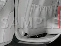 Seat Components Diagram for 2002 MERCEDES-BENZ C230  2.3 L4 GAS
