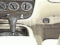 Rear Center Console Power Window Switch Combination Diagram for 2004 MERCEDES-BENZ ML500  5.0 V8 GAS