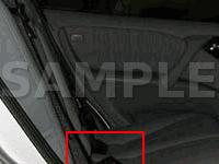 Right Rear Seat Belt Buckle Switch Diagram for 2003 MERCEDES-BENZ ML500  5.0 V8 GAS