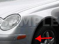 Underbody Components Diagram for 2003 MERCEDES-BENZ CLK500  5.0 V8 GAS
