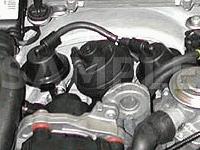 Engine Compartment Components Diagram for 2003 MERCEDES-BENZ CLK500  5.0 V8 GAS