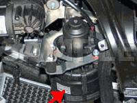 Front Bumper Component Locations Diagram for 2003 MERCEDES-BENZ E500  5.0 V8 GAS