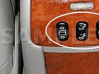 Center Console, Rear Diagram for 2005 MERCEDES-BENZ CL55 AMG  5.5 V8 GAS