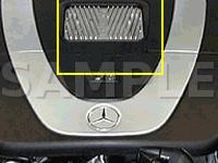 Knock Sensor Diagram for 2006 MERCEDES-BENZ SLK350  3.5 V6 GAS