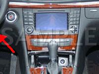 Cockpit Component Locations Diagram for 2006 MERCEDES-BENZ E350 4matic 3.5 V6 GAS