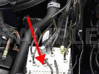 Engine Compartment Diagram for 2007 MERCEDES-BENZ CLS63 AMG  6.3 V8 GAS