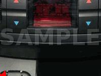 Console Component Locations Diagram for 2007 MERCEDES-BENZ E350  3.5 V6 GAS