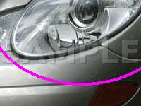 Front Body Diagram for 2007 MERCEDES-BENZ R350  3.5 V6 GAS