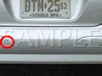 Rear Body Components Diagram for 2007 MERCEDES-BENZ SL55 AMG  5.5 V8 GAS