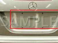 Luggage Compartment Diagram for 2007 MERCEDES-BENZ SLK350  3.5 V6 GAS