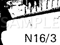 RH Side Of Engine Compartment Diagram for 1989 MERCEDES-BENZ 300E  3.0 L6 GAS