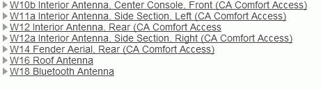 Component IDs Diagram for 2007 Mini Cooper S 1.6 L4 GAS