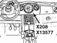 Instrument Panel Diagram for 2004 Mini Cooper  1.6 L4 GAS