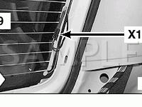 Rear Body Components Diagram for 2005 Mini Cooper  1.6 L4 GAS