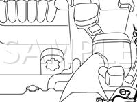Engine Compartment Connectors Diagram for 2008 Mitsubishi Galant ES 2.4 L4 GAS