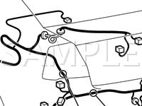 Rear Body Connectors Diagram for 2008 Mitsubishi Galant ES 2.4 L4 GAS