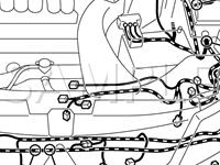 Engine Compartment  Diagram for 2008 Mitsubishi Outlander XLS 3.0 V6 GAS