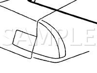 Luggage Compartment Diagram for 2001 Mitsubishi Diamante  3.5 V6 GAS