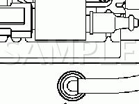 Fuel Components Diagram for 2001 Mitsubishi Eclipse Spyder 2.4 L4 GAS