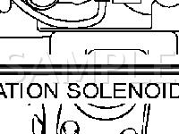 Solenoids Diagram for 2001 Mitsubishi Galant  2.4 L4 GAS