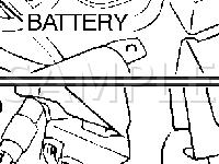Fusible Link, Fuse And IOD Or Storage Connector Diagram for 2001 Mitsubishi Galant  2.4 L4 GAS