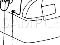 Rear Floor Diagram for 2002 Mitsubishi Diamante  3.5 V6 GAS