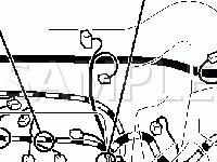 Engine and Transaxle Splice Locations Diagram for 2002 Mitsubishi Lancer  2.0 L4 GAS