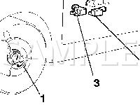 Brake Components Diagram for 2003 Mitsubishi Lancer Evolution 2.0 L4 GAS